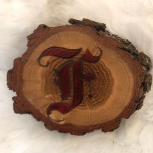 Handcrafted Unisex Vintage 70/80s Rustic Boho Letter Belt Buckle NWOT